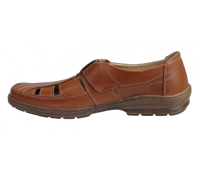 Sandale barbati casual din piele naturala - Model Maro SCV3M