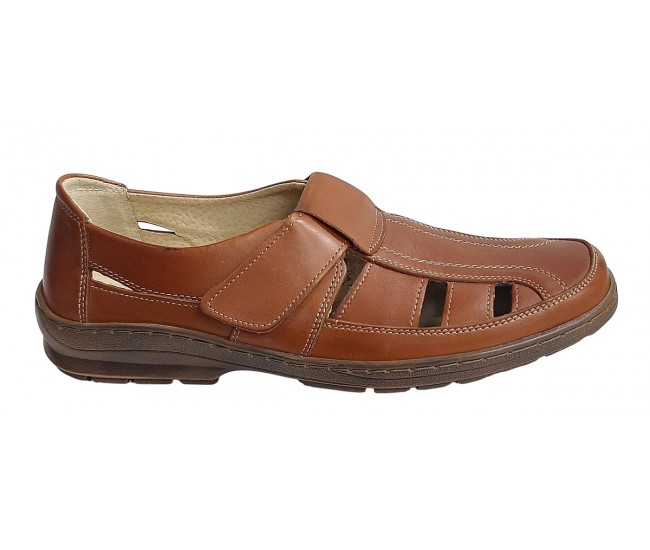 Sandale barbati casual din piele naturala - Model Maro SCV3M