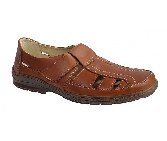 Sandale barbati casual din piele naturala - Model Maro SCV3M