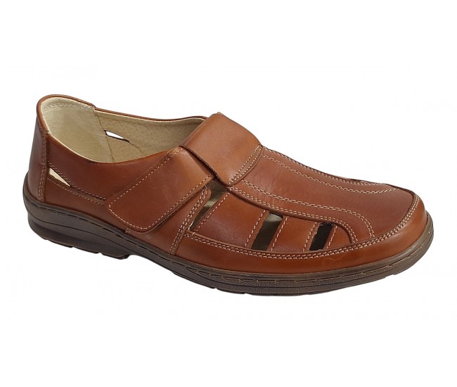 Sandale barbati casual din piele naturala - Model Maro SCV3M
