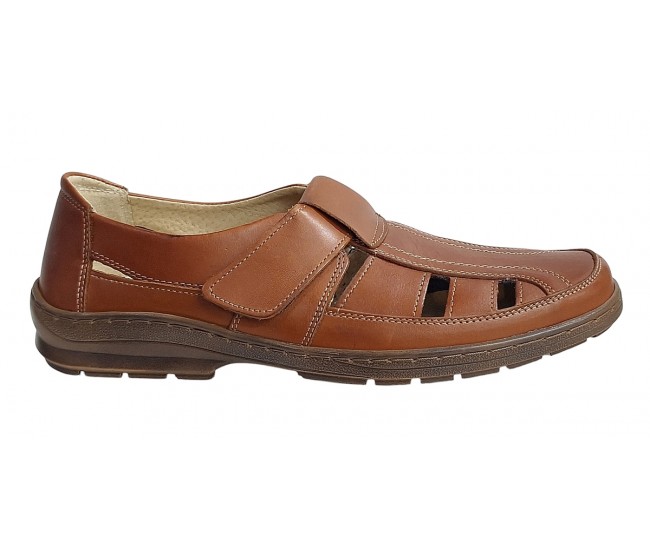 Sandale barbati casual din piele naturala - Model Maro SCV3M