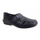 Sandale barbati casual din piele naturala - Model Negru SCV3N