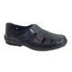 Sandale barbati casual din piele naturala - Model Negru SCV3N