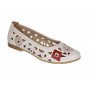 OFERTA MARIMEA 36 Balerini dama, de vara, din piele naturala - SCV403BEJ