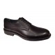 Pantofi barbati, casual, din piele naturala, negru satin, TEST - SCV623N