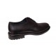 Pantofi barbati, casual, din piele naturala, negru satin, TEST - SCV623N