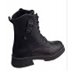 Ghete dama negre, casual, din piele naturala, SCV970N