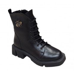 Ghete dama casual din piele naturala Katerina SCV971N