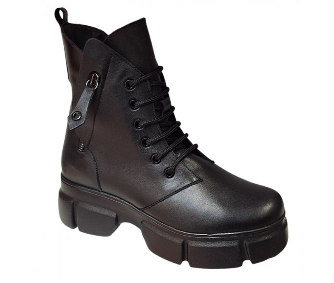 Ghete dama casual din piele naturala Katia SCV972N