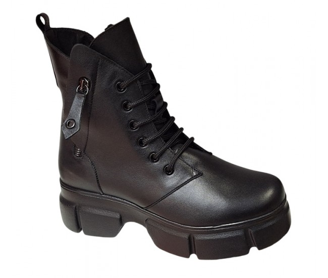 Ghete dama casual din piele naturala Katia SCV972N