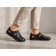 Sandale barbati casual din piele naturala Negru Box A280N