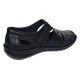 Sandale barbati casual din piele naturala Negru Box A280N