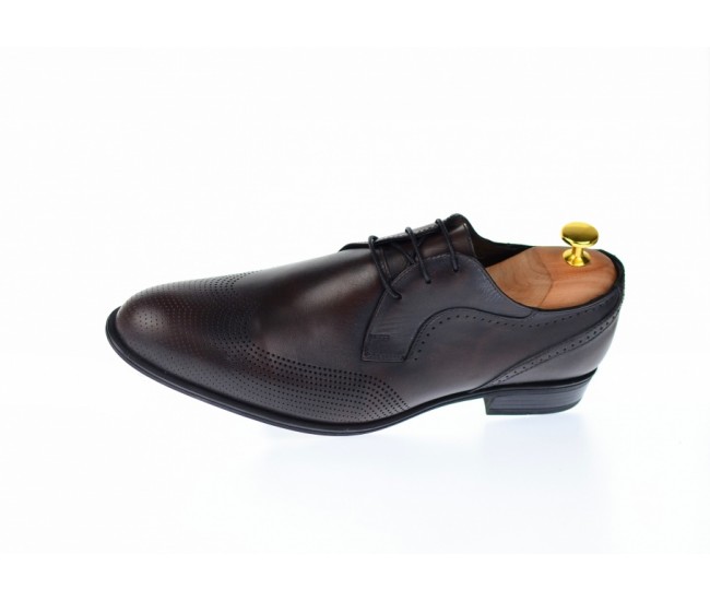 Pantofi barbati office, eleganti din piele naturala SIR020GML