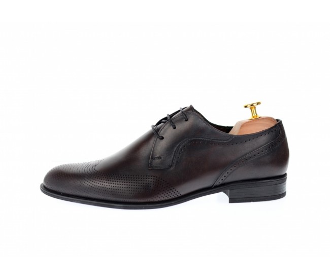 Pantofi barbati office, eleganti din piele naturala SIR020GML