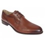 Pantofi barbati derby eleganti din piele naturala maro pe calapod lat SIR020M
