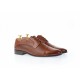 Pantofi barbati office, eleganti din piele naturala maro - 085MPBOX