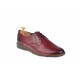 Pantofi barbati casual din piele naturala bordo - SIR135VIS