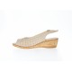 Sandale dama din piele naturala, cu platforma - SMALTABEJ