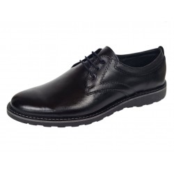 Pantofi barbati sport negri casual din piele naturala SP17NS