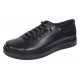 Pantofi barbati casual sport din piele naturala cu elastic negru Cairo SP2021CN