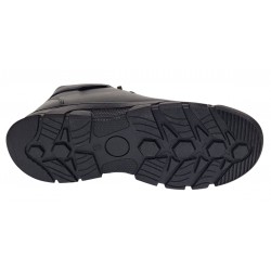 Ghete barbati din piele naturala de culoare neagra imblanite SPORT23N