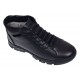 Ghete barbati din piele naturala de culoare neagra imblanite SPORT23N
