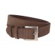Curea barbati casual din piele naturala bufo Maro deschis 4cm Serenia 237MBF