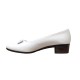 Pantofi dama casual din piele naturala , alb - STD21A