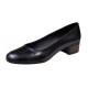 Pantofi dama casual din piele naturala Negru - STD24N