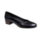 Pantofi dama casual din piele naturala Negru - STD24N