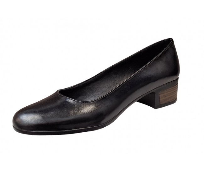 Pantofi dama casual din piele naturala Negru BOX - STD28N