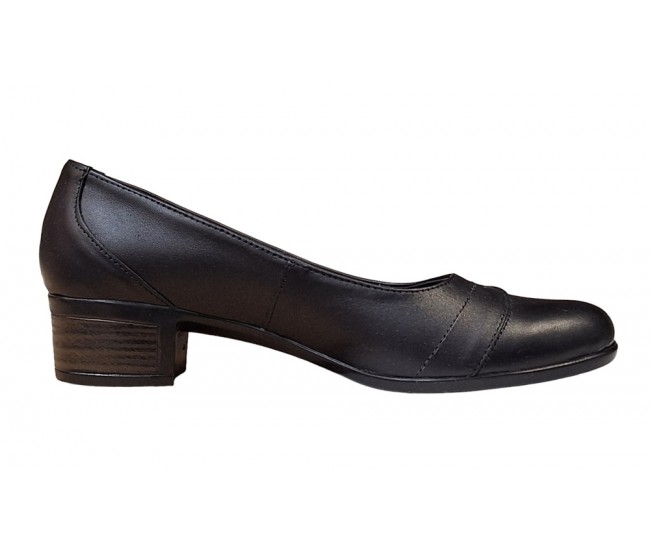 Pantofi dama casual din piele naturala Negru BOX - STD30N