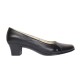 Pantofi dama casual din piele naturala Negru Box - STD34N