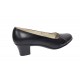 Pantofi dama casual din piele naturala Negru Box - STD34N