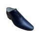 Pantofi barbati eleganti din piele naturala bleumarin - cod GKR35BLMBOX