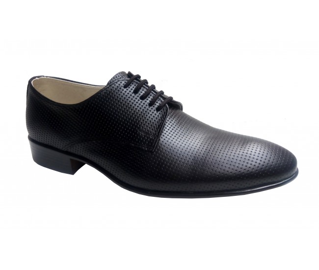 Pantofi barbati lux - eleganti din piele naturala - Negru GKR35NPF