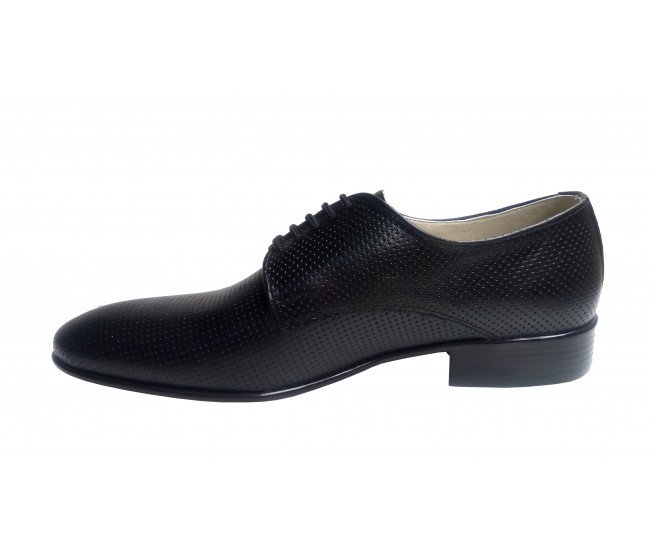 Pantofi barbati lux - eleganti din piele naturala - Negru GKR35NPF