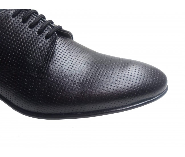 Pantofi barbati lux - eleganti din piele naturala - Negru GKR35NPF