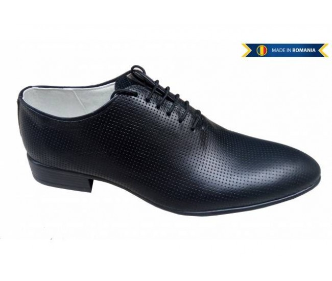Pantofi barbati eleganti din piele naturala - cod GKR35NP