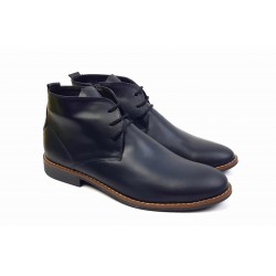 Ghete barbati, casual, din piele naturala, bleumarin STDG184BL Ghete barbati, casual, din piele naturala, bleumarin STDG184BL
