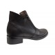 Ghete dama casual din piele naturala intoarsa Nataly Negru Box