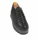 Pantofi dama cu  talpa groasa casual , 4 cm, negri - TCC4N