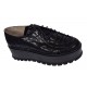 Pantofi dama casual cu platforme de 5 cm - Model Negru TCC4NL