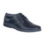 Pantofi barbati sport casual din piele naturala Ten Negru TENSN