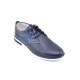 Pantofi barbati sport din piele naturala bleumarin Yanis Blue TENYANISALBASTRU