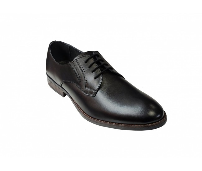Pantofi barbati eleganti, din piele naturala, Negru, CIUCALETI SHOES