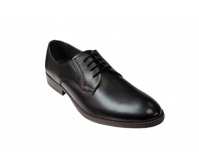 Pantofi barbati eleganti, din piele naturala, Negru - CIUCALETI SHOES