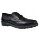 Pantofi barbati, casual, din piele naturala, Negru, TEST199NS