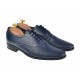 Pantofi eleganti pentru barbati, din piele naturala, bleumarin, Alexander Rome TEST2103
