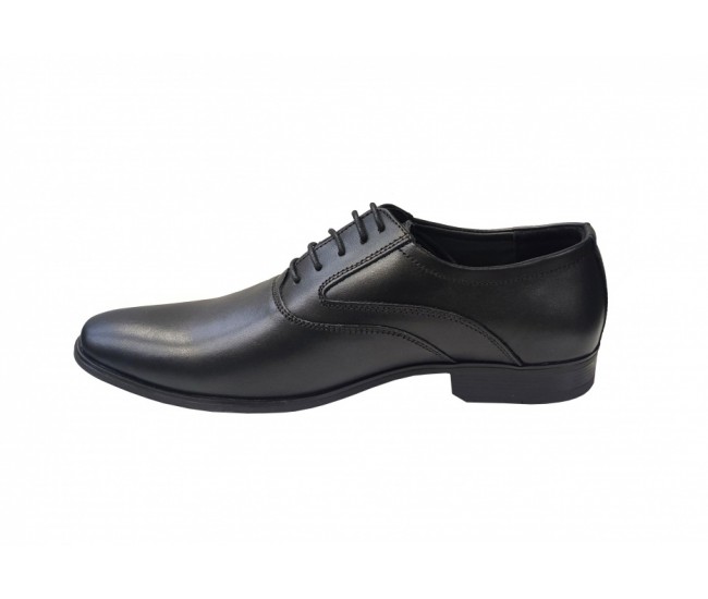 Pantofi barbati eleganti, din piele naturala, Negru, CIUCALETI SHOES, TEST28